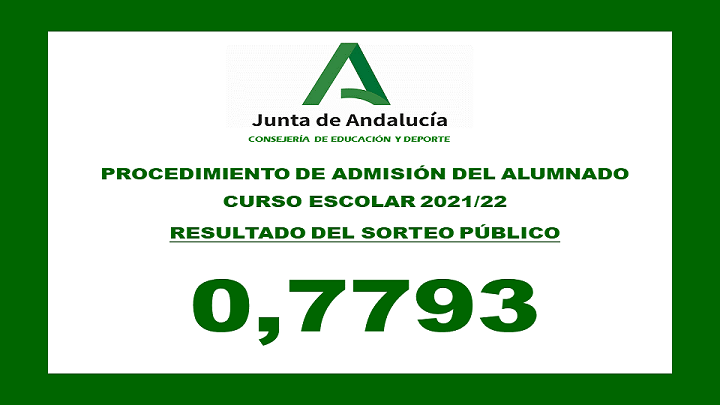Sorteo Público Escolarización 20/21