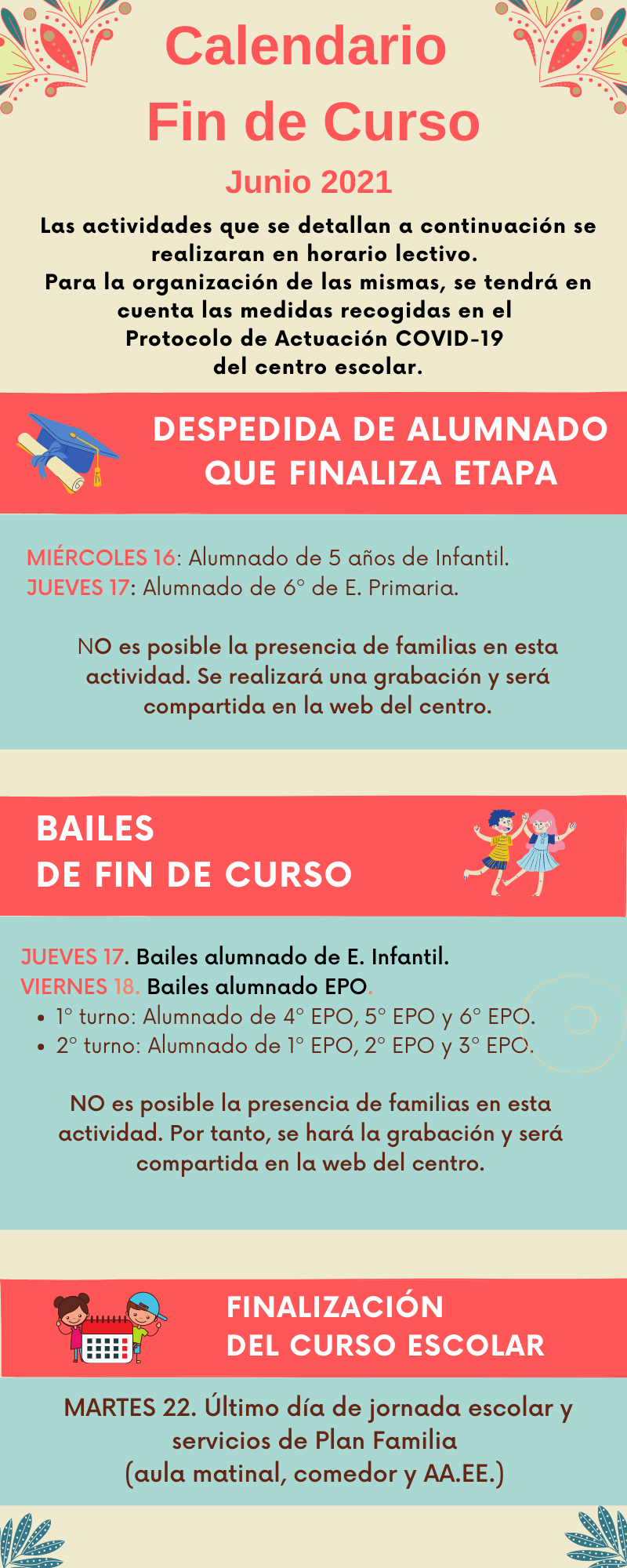 Actividades Fin de Curso